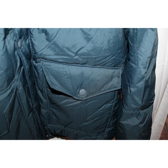 Prana Timber Trail Down Jacket Men's‎ Sz XXL Blue Puffer Hooded Zip $270 NWT - Picture 3 of 8